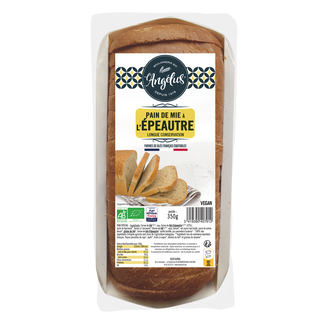 Pain de mie épeautre tranché bio