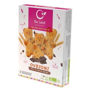 Oursons pépites de Chocolat Equitable x6 Bio