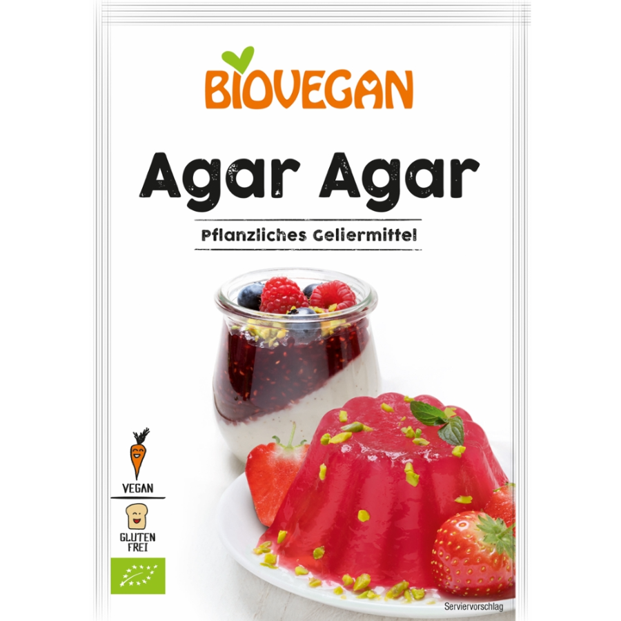 Bio Agar Agar Gelierfix, glutenfrei