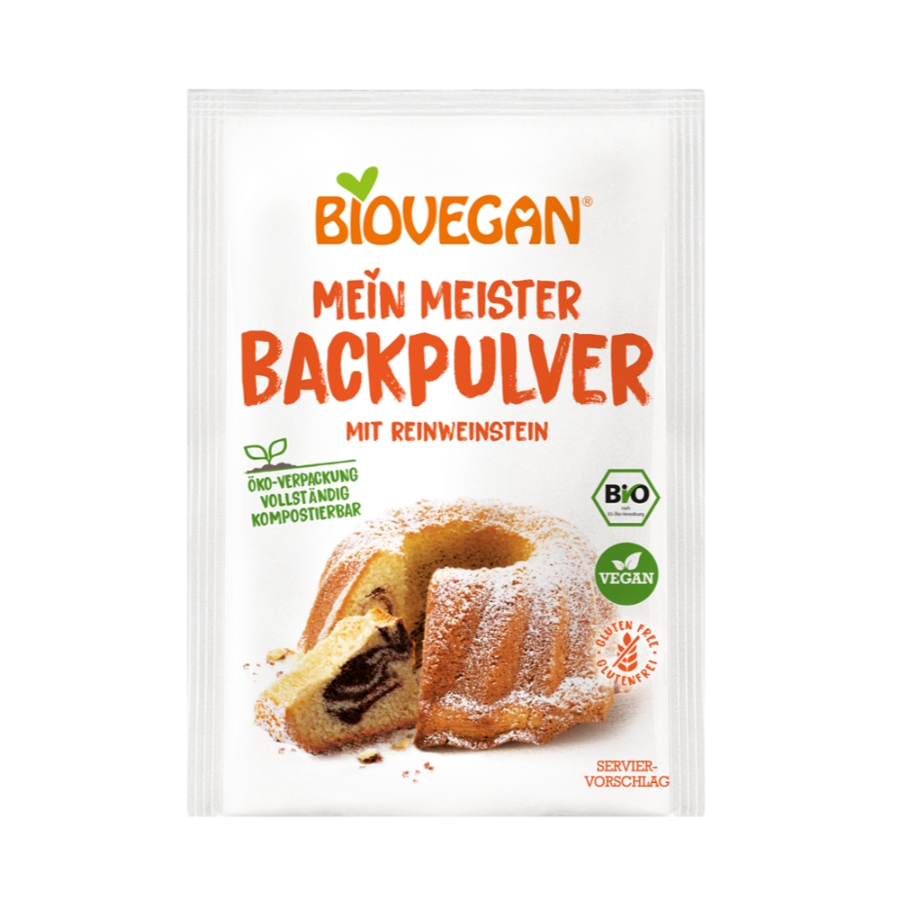Bio Backpulver, 3 Stück