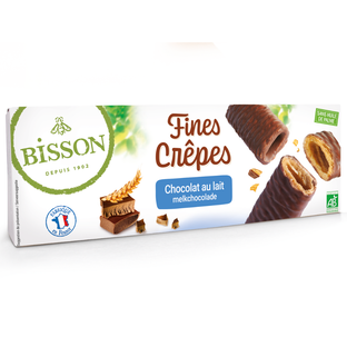 Crêpes dentelles chocolat au lait bio