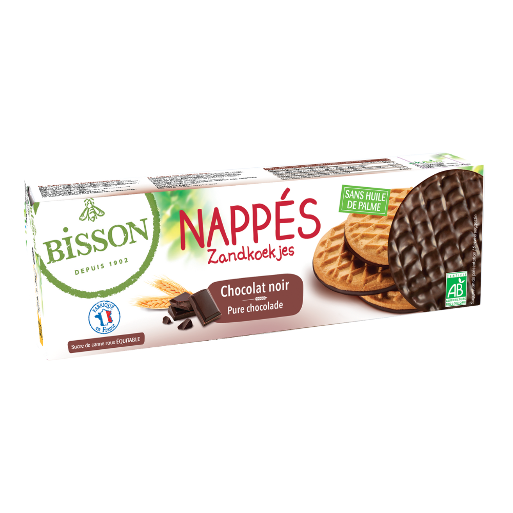 Nappés Chocolat Noir Bio