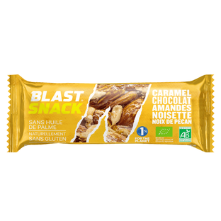 Barre energétique caramel chocolat amande bio