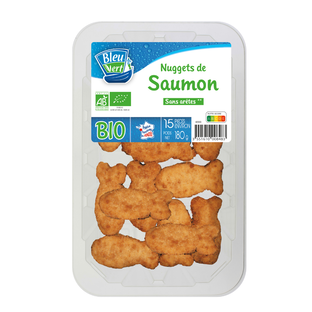 Nuggets de saumon bio