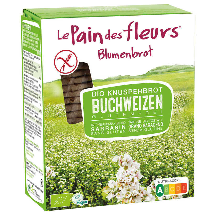 Bio Knusperbrot Buchweizen, glutenfrei