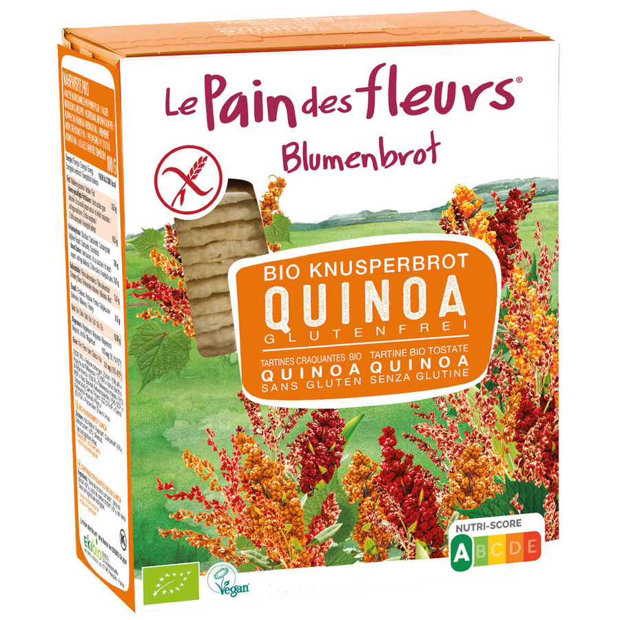 Bio Knusperbrot Quinoa, glutenfrei