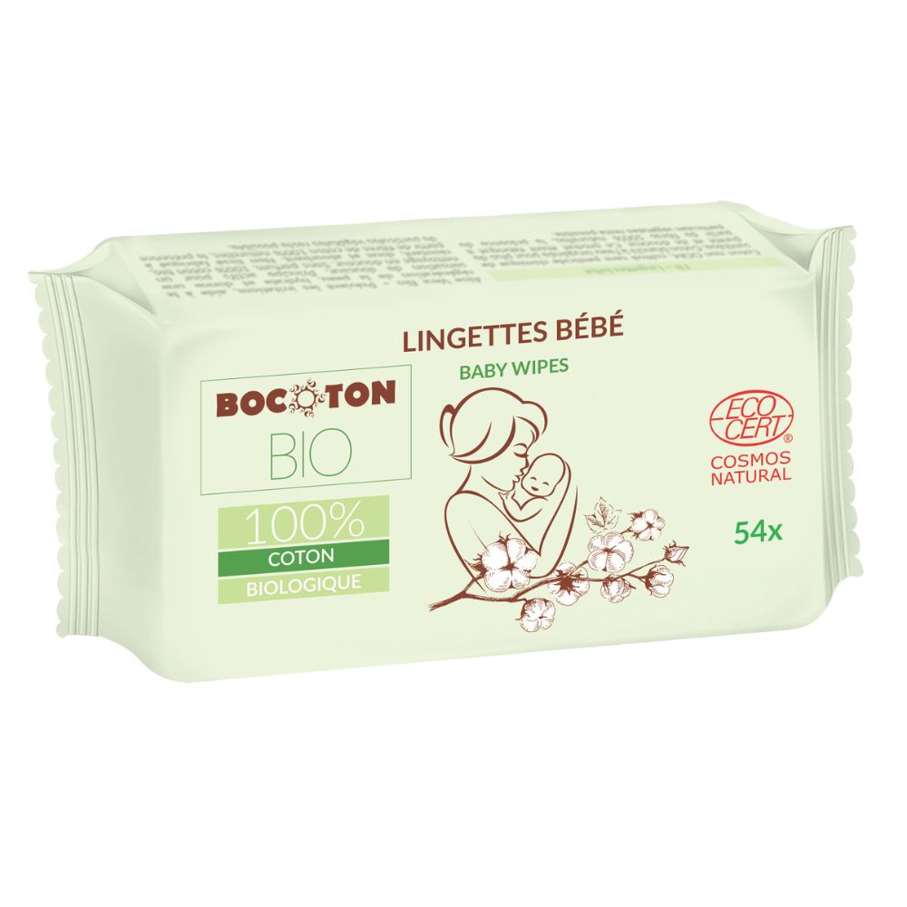 Lingettes Bébé Bio x 54