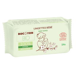 Lingettes Bébé Bio x 54