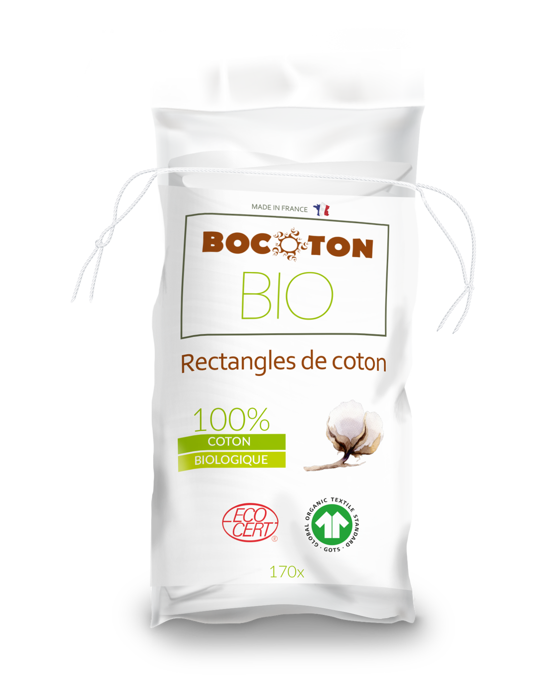 Maxi Rectangles de Coton Bio x 170