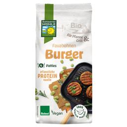 Bio Favabohnen Burger