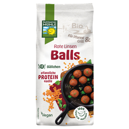 Bio Rote Linsen Balls
