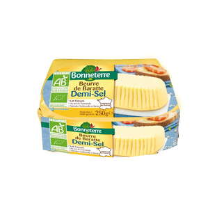 Beurre de baratte demi-sel bio