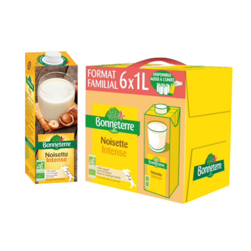 Boisson Noisette Intense x6 Bio