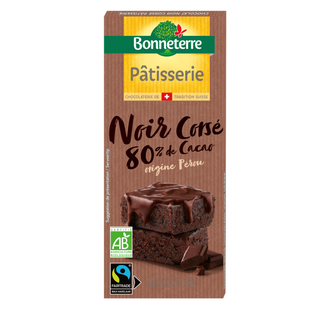 Chocolat Noir Pâtisserie 80% Bio