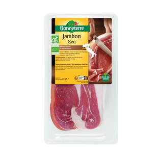 Jambon sec bio sans sel nitrités