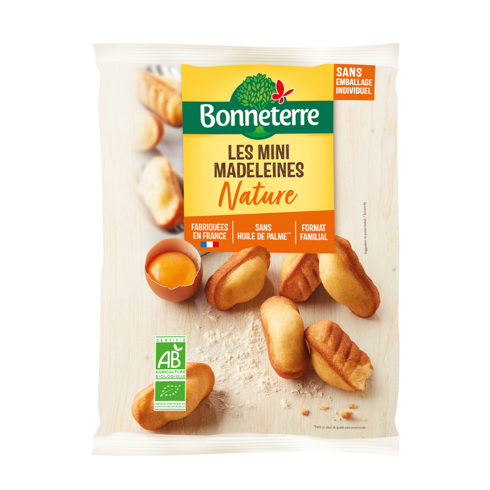 Mini madeleines bio