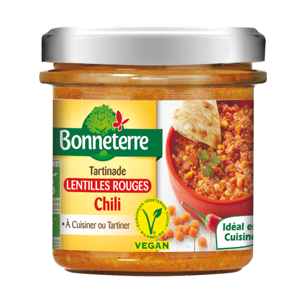 Tartinades Lentilles Chili Bio