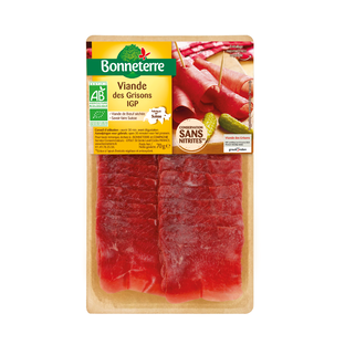Viande des grisons IGP sans nitrites bio