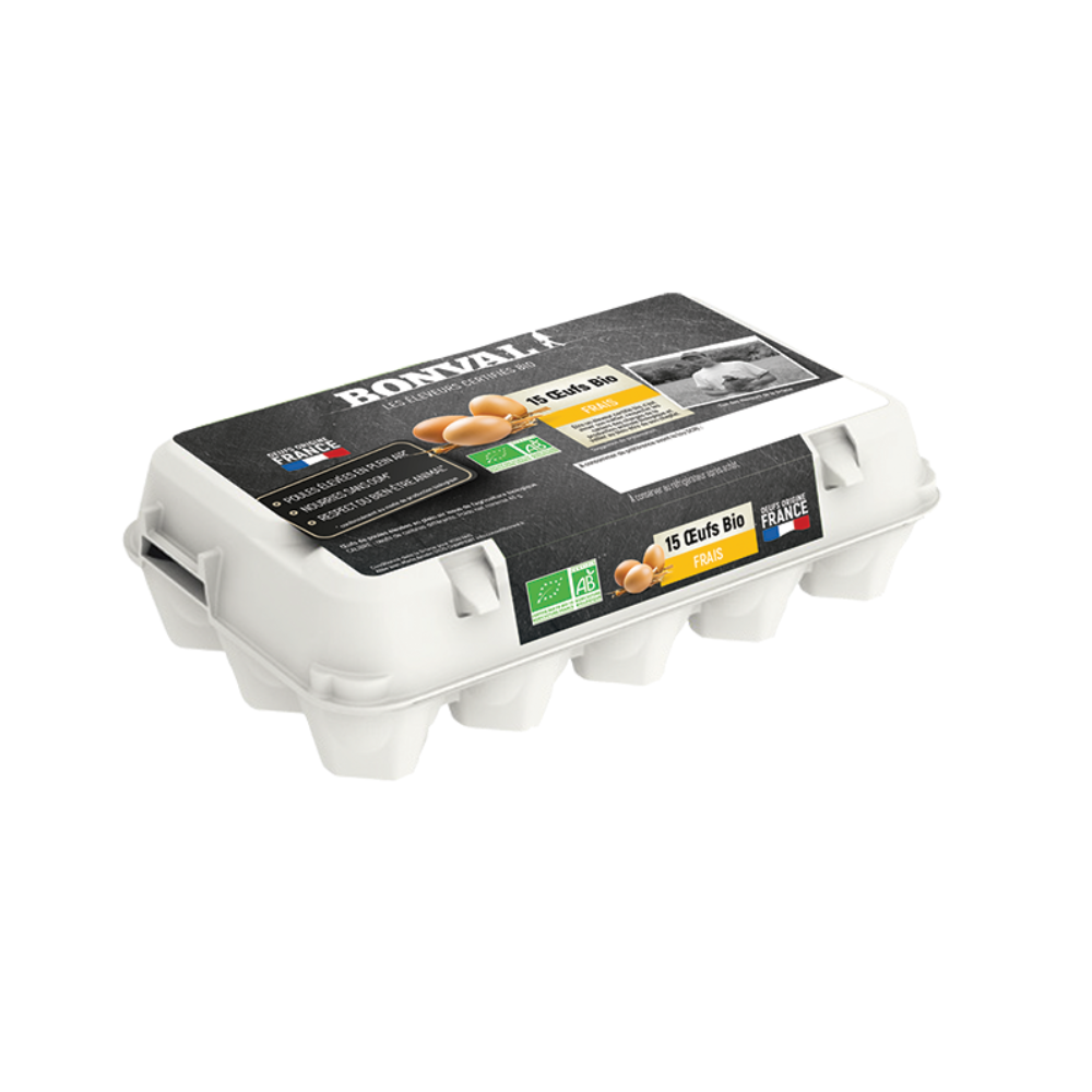 Oeufs plein air bio x 15