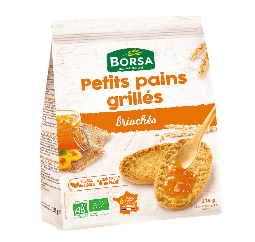 Petits Pains Grillés Briochés Bio