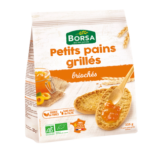 Petits Pains Grillés Briochés Bio