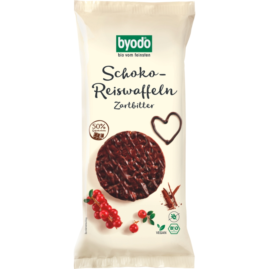Bio Schokoreiswaffeln Zartbitter