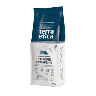 Café en Grains Décaféiné Pure Origine Ethiopie Bio