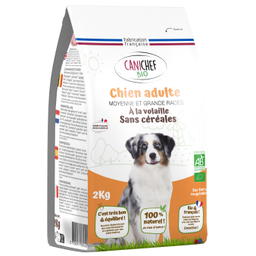 Croquettes sans céréales bio - chien petite race