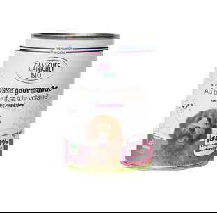 Mousse gourmande sans céréales pour chien bio