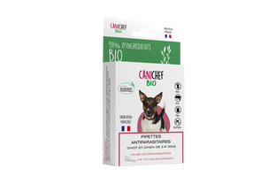 Pipettes anti-parasitaires pour chiot et chien bio x 4