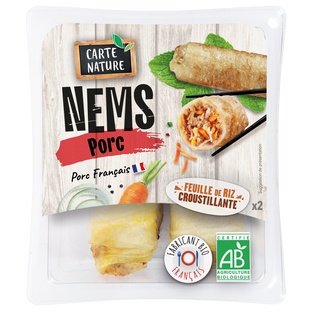 Nems au porc bio