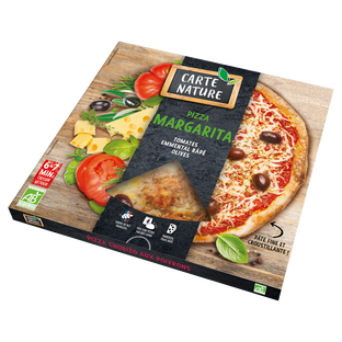 Pizza margarita bio