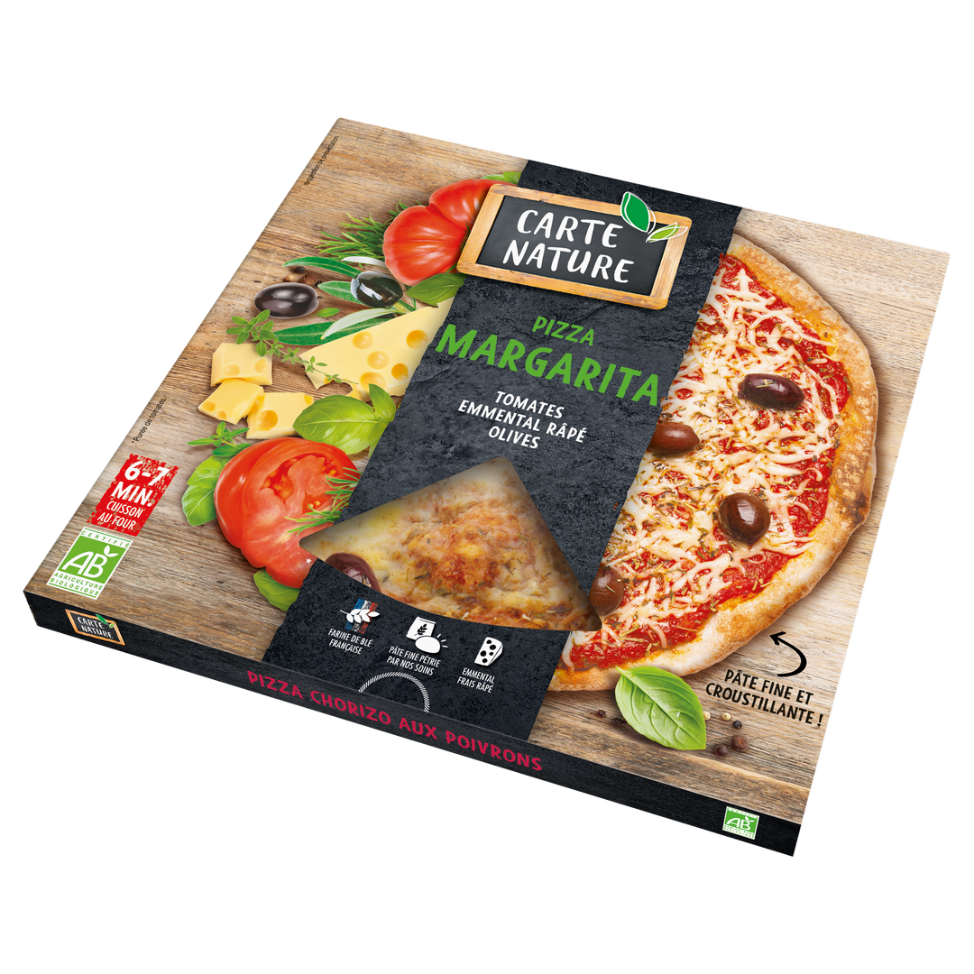 Pizza margarita bio