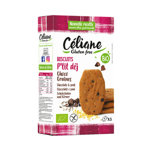 Biscuits Petit Déjeuner Chocolat Graines Sans Gluten Bio