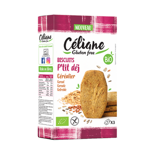 Biscuits Petit-Déjeuner Céréalier Sans Gluten Bio
