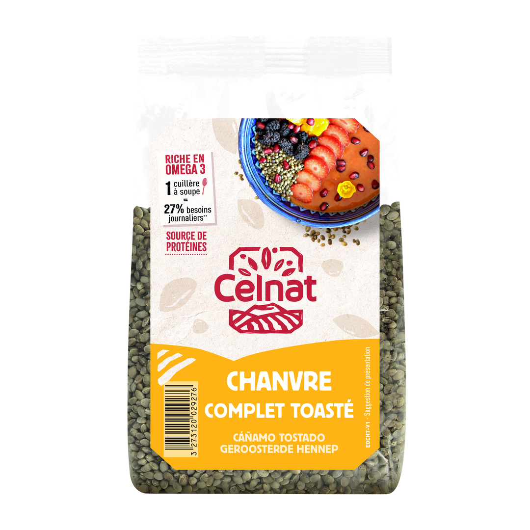 Chanvre complet toasté bio