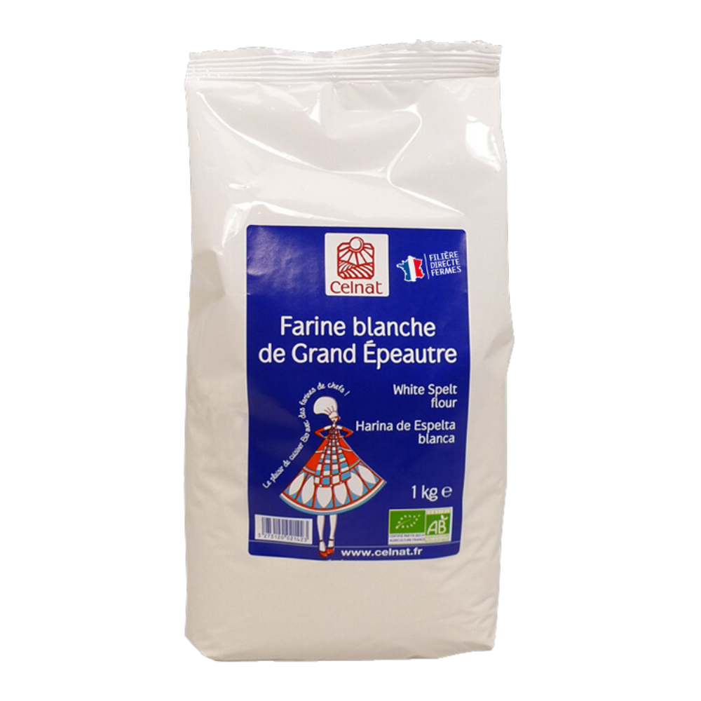 Farine blanche de grand epeautre bio