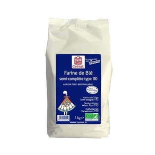 Farine De Blé Semi-Complète T110 Bio En Conversion Vers Demeter