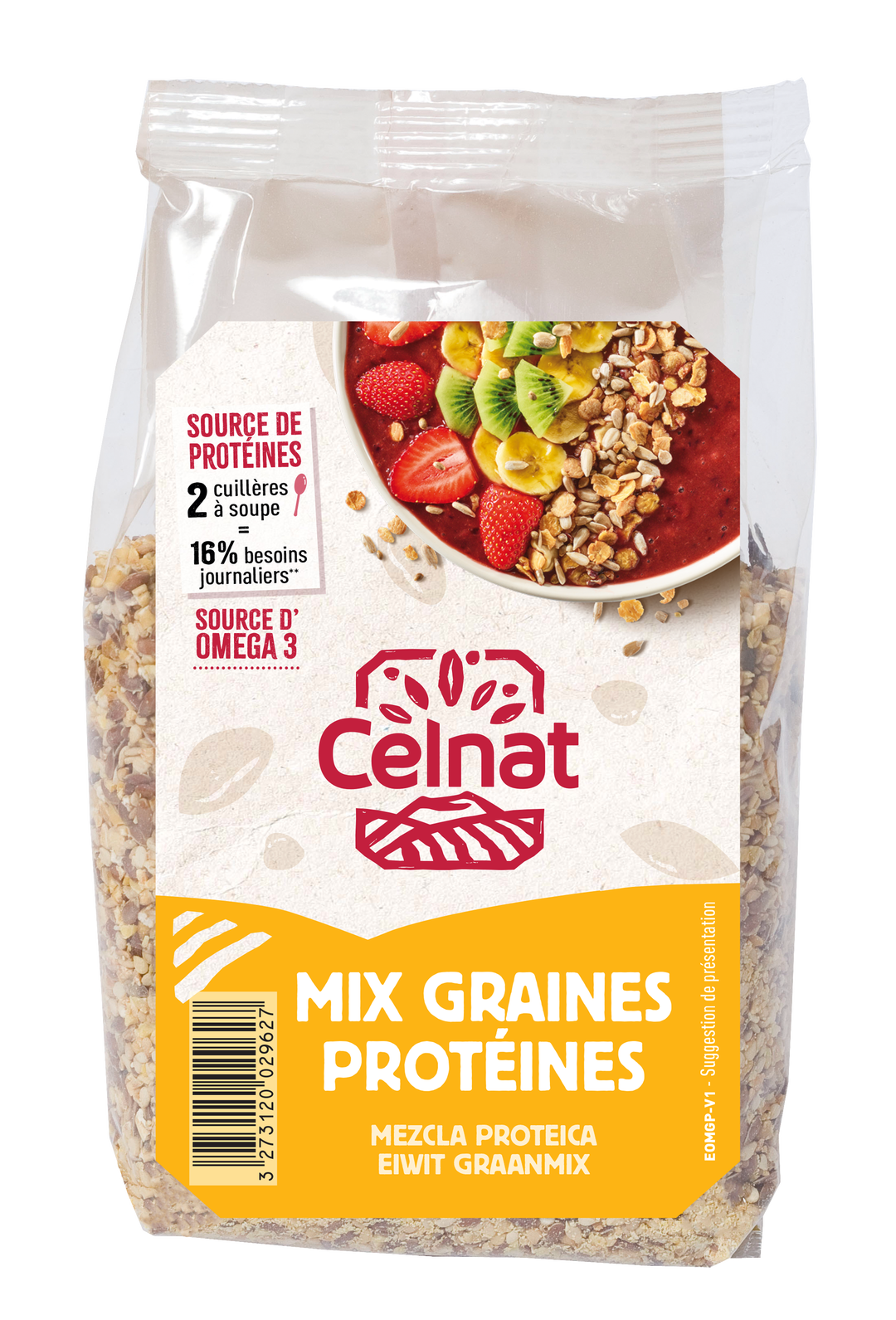 Mix graines protéines pour salade bio