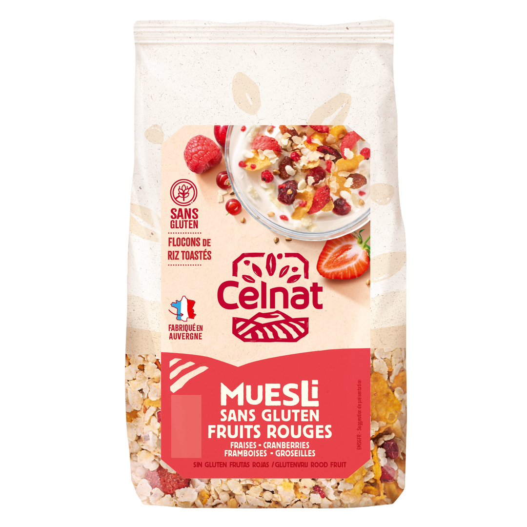 Muesli Fruits Rouges Sans Gluten Bio