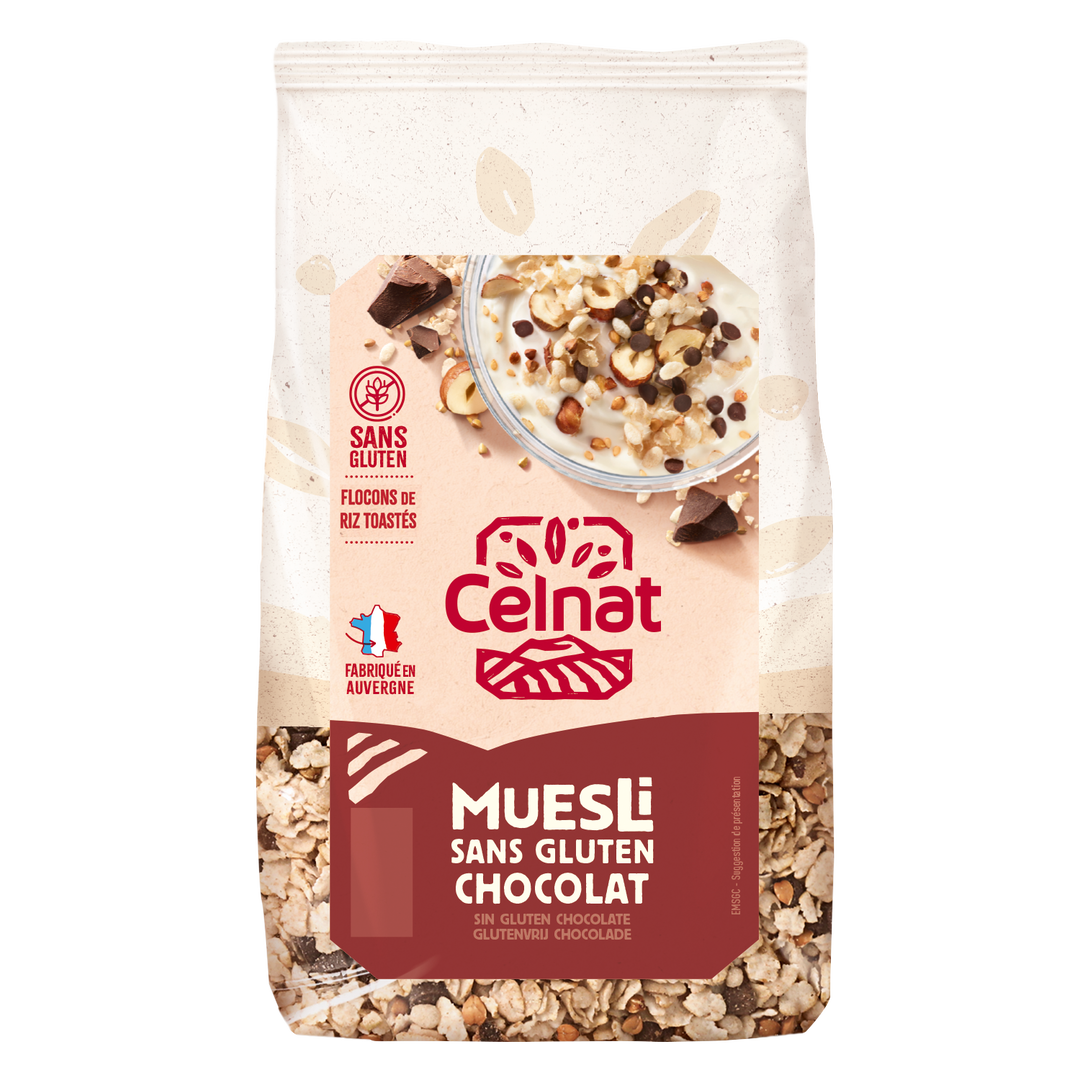 Muesli Sans Gluten au Chocolat Bio