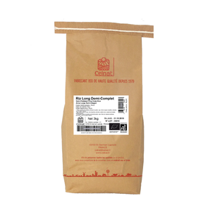 Riz long demi complet bio