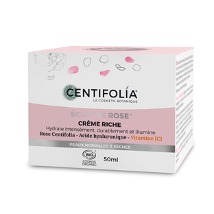 Crème riche éclat de rose