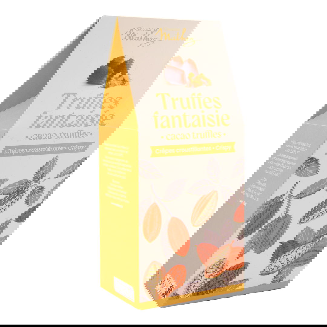 Truffes aux brisures de crêpes dentelles bio