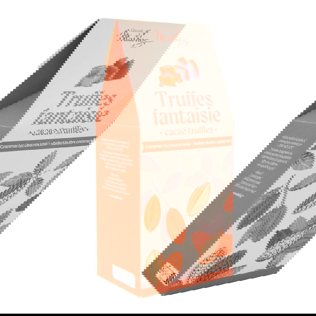 Truffes chocolat caramel au beurre salé bio