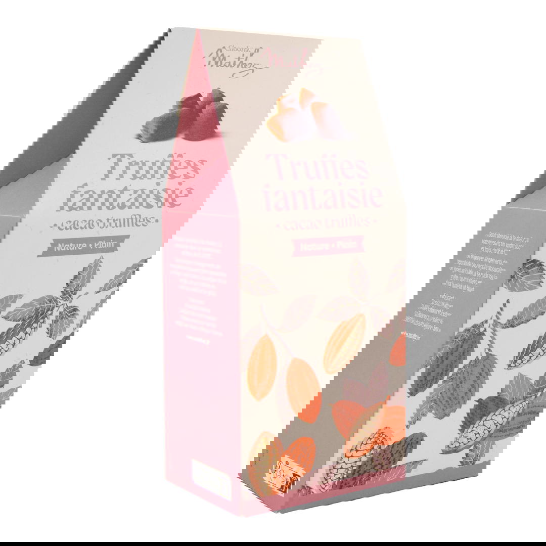 Truffes fantaisie au chocolat noir bio