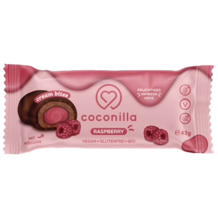 Bio Dattelkugeln Himbeer-Schokolade