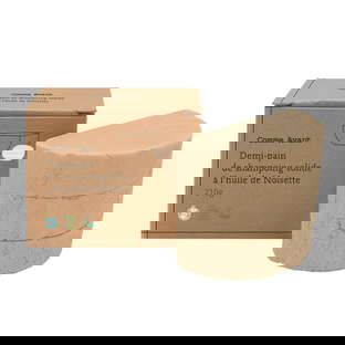 Demi-pain de Shampoing Solide à l'Huile de Noisette Certifié Bio