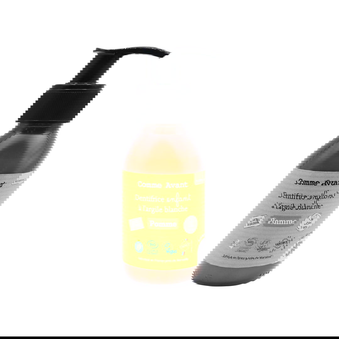 Dentifrice Enfant à l'argile Blanche - Pomme
