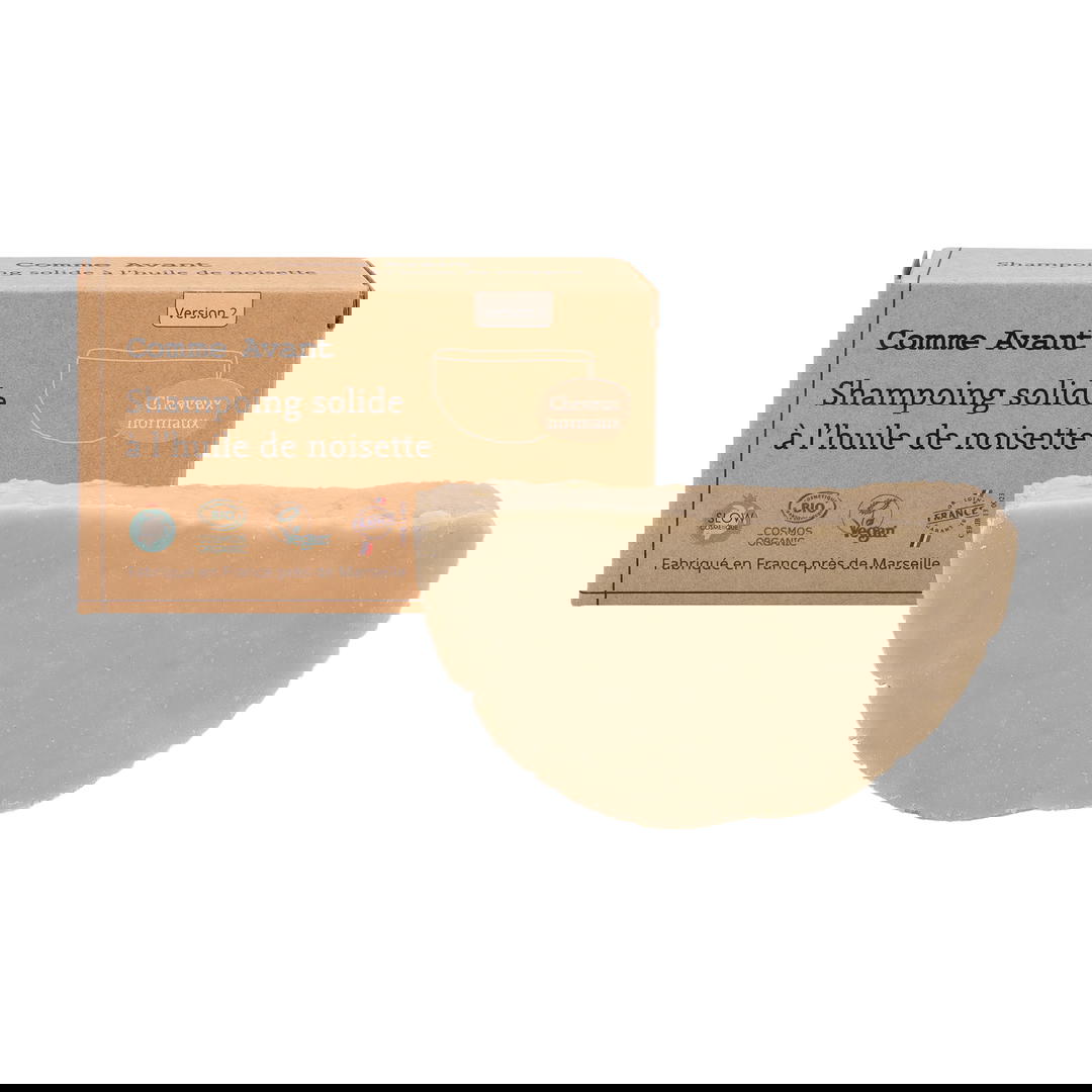 Shampoing Solide à l'Huile de Noisette Certifié Bio